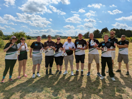 Darenteford Archers with prizes at Crockenhill Archery Club
