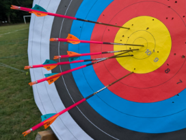 Ruth's arrows in the gold zone