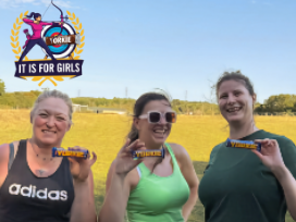 Ladies competing in the Yorkie challenge